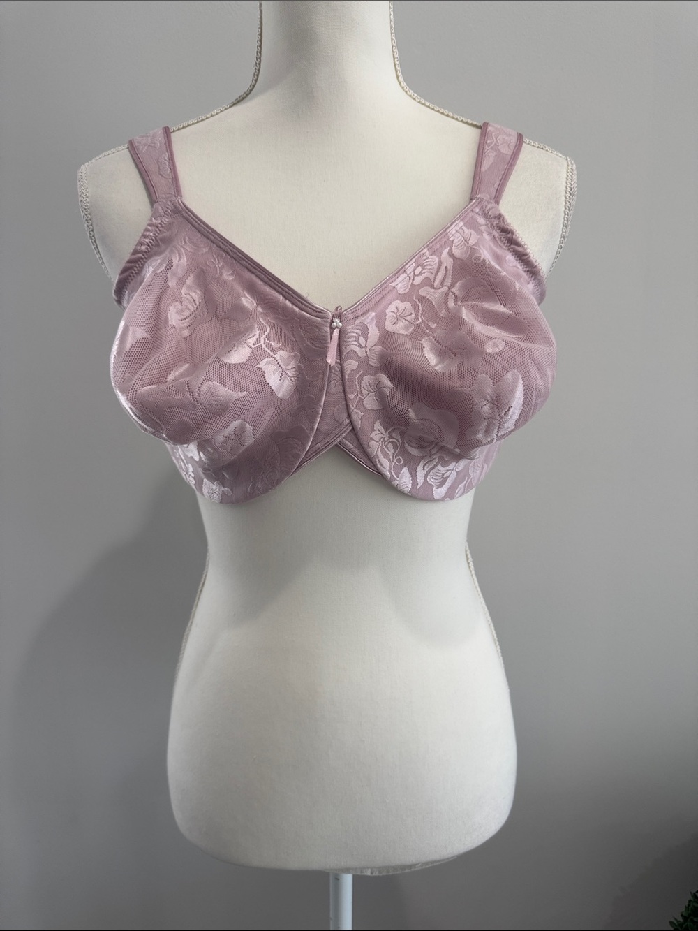 Wacoal Women's Lace Full Coverage Bra in Dusty Rose Sz 40DD